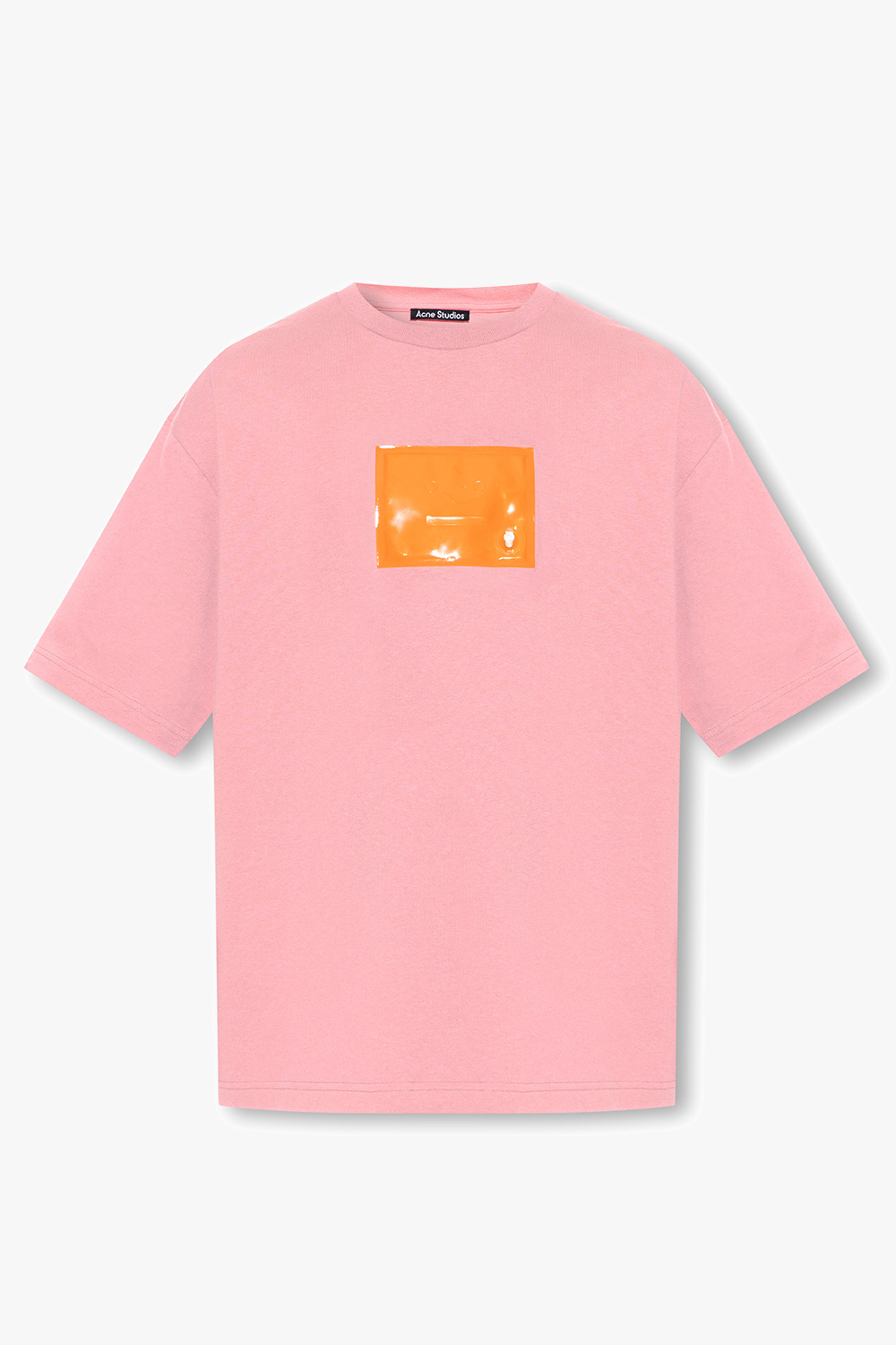 shirt with logo Acne Studios - Pink T - Wolford mesh-detail fitted